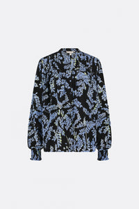 Ferry Blouse | Cornflower Blue /Bla