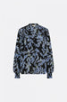 Ferry Blouse | Cornflower Blue /Bla