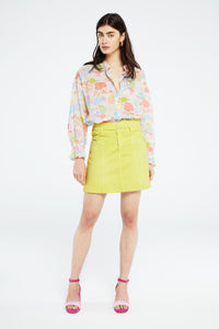 Lexi Blouse | Cream White/Pink Pap
