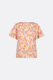 Elle Top | Cream white / Pink B