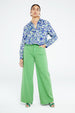 Lot Blouse | Riad Blue/Acapulco G