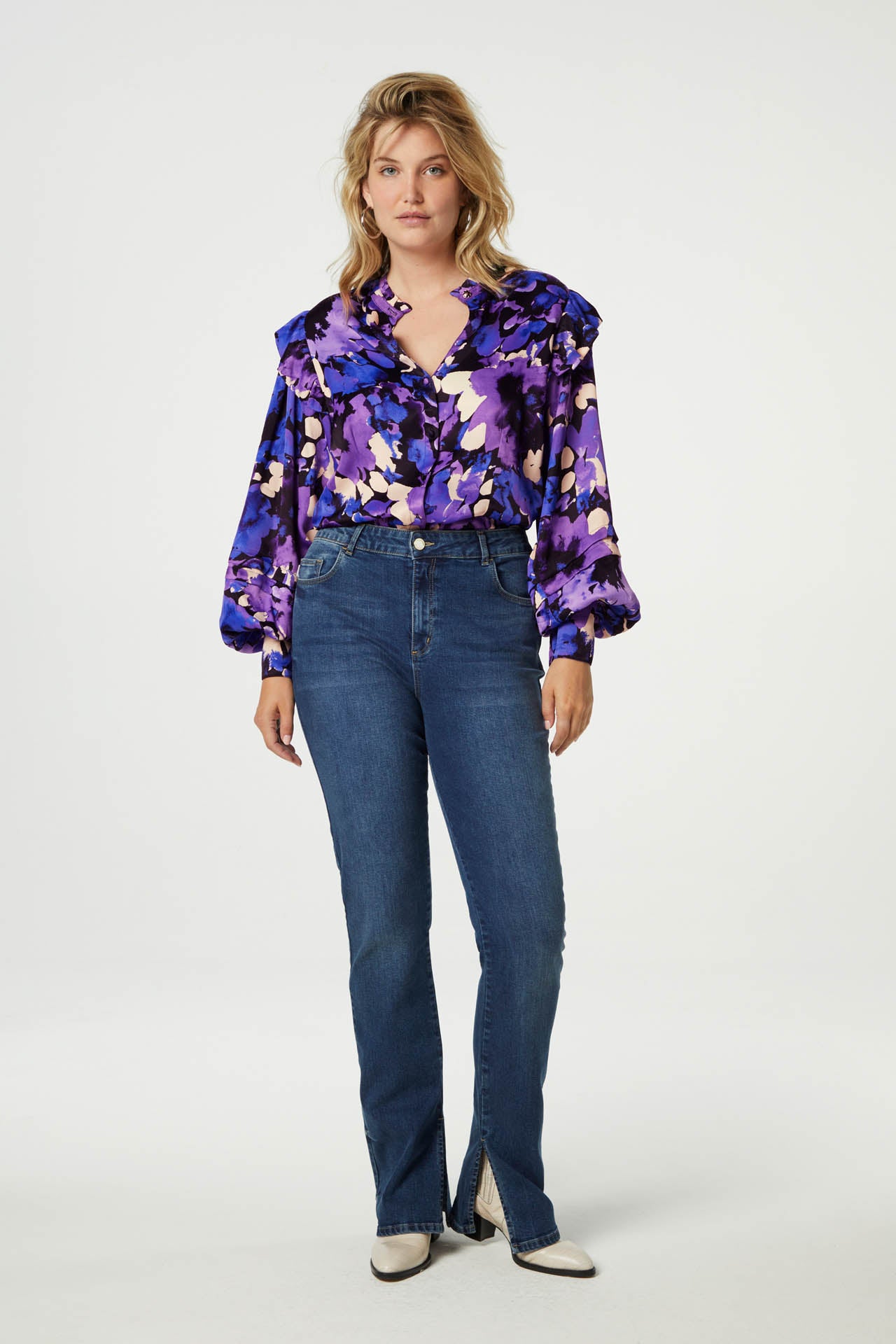 Philo Blouse | Black/Bluemsbury