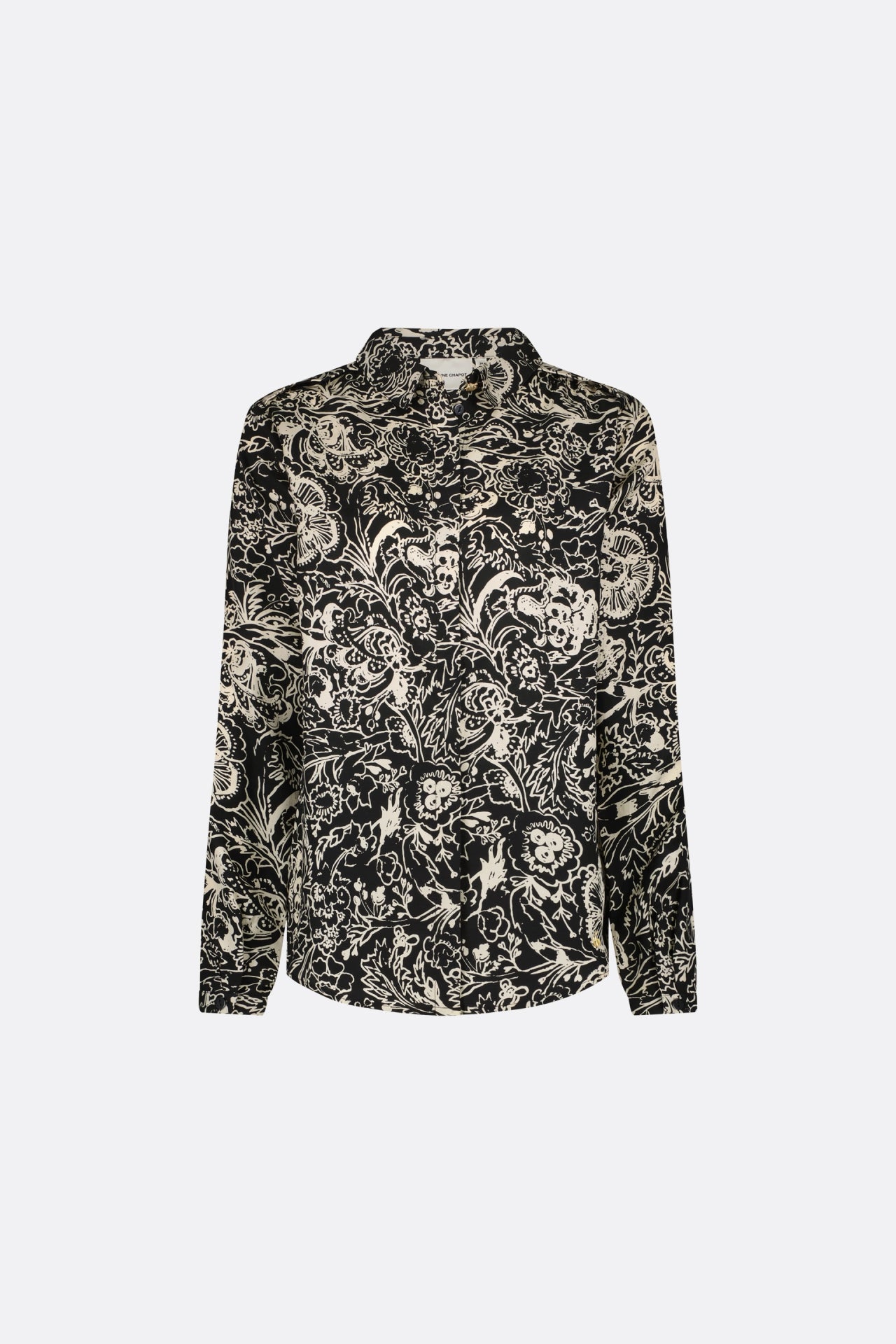 Sunrise Blouse | Black/Warm White