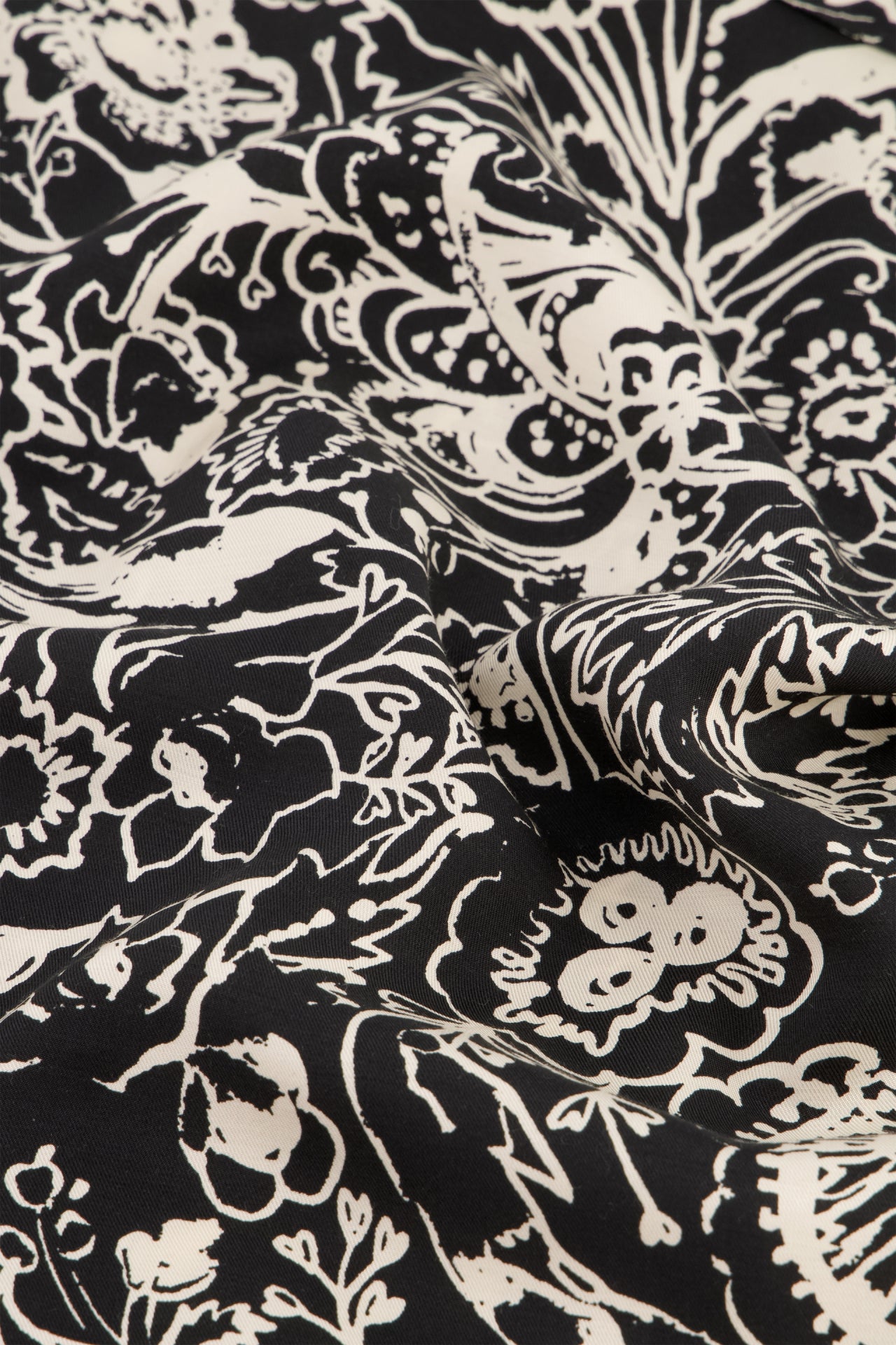 Sunrise Blouse | Black/Warm White