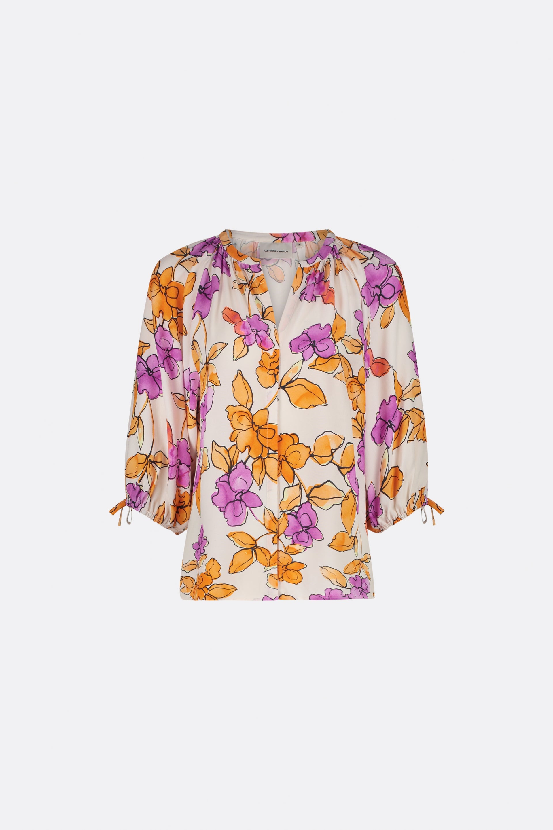 Cooper Blouse | Mimosa/Cream White