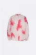Lexi Blouse | Tomato/Flamingo Pink