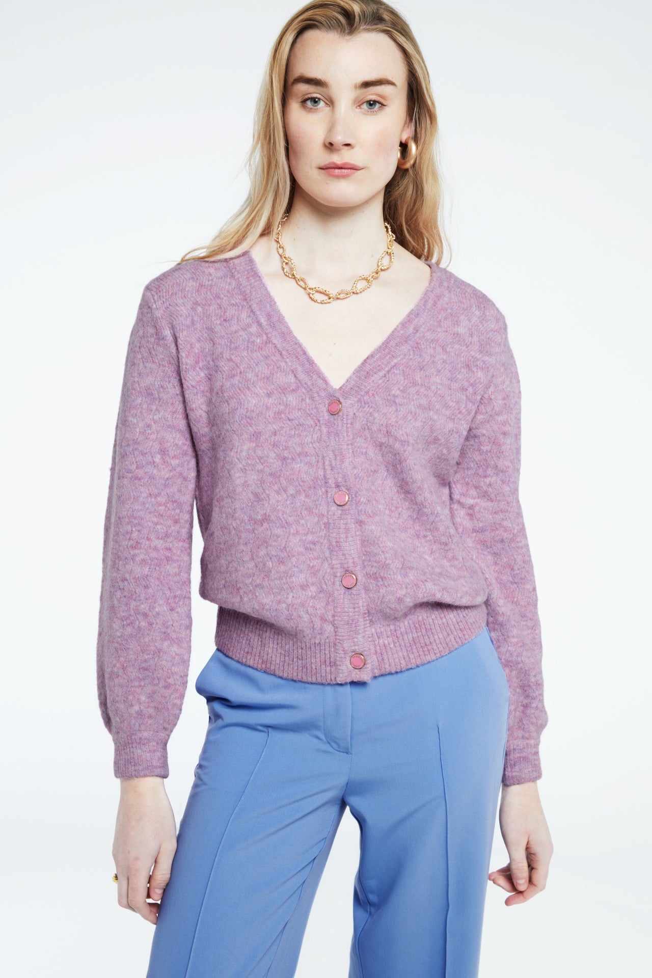 Melanie Cardigan | Pink Mirage