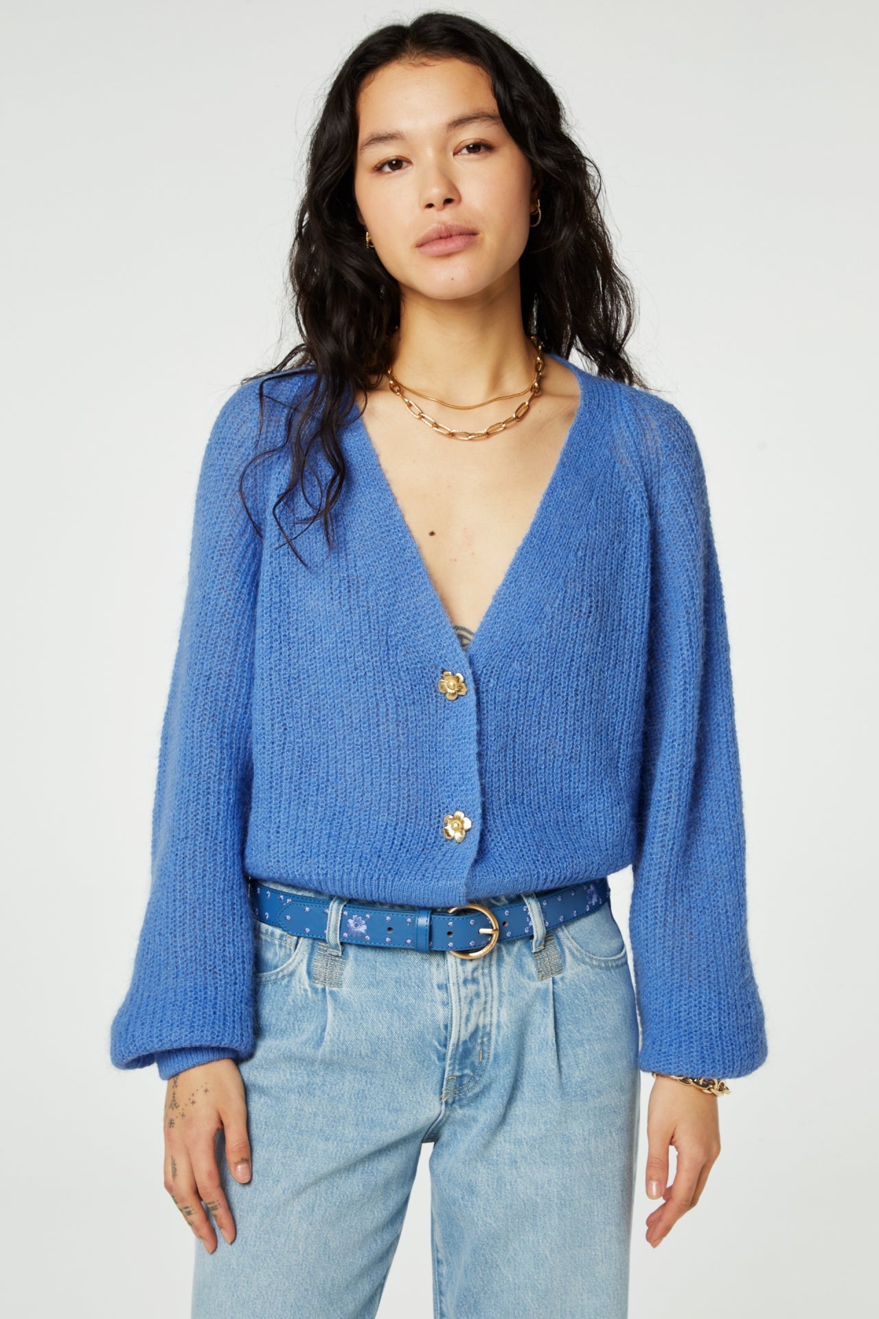 Casey Cardigan | Cornflower Blue