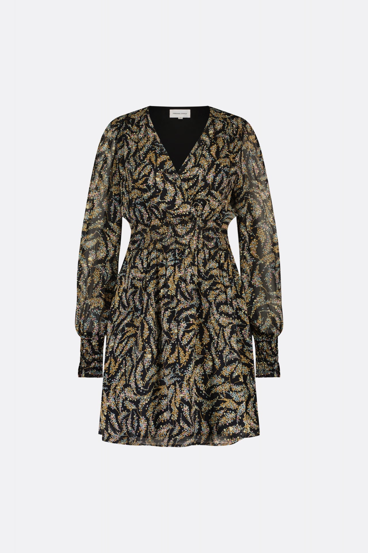 Anjuna Dress | Black/Rattan