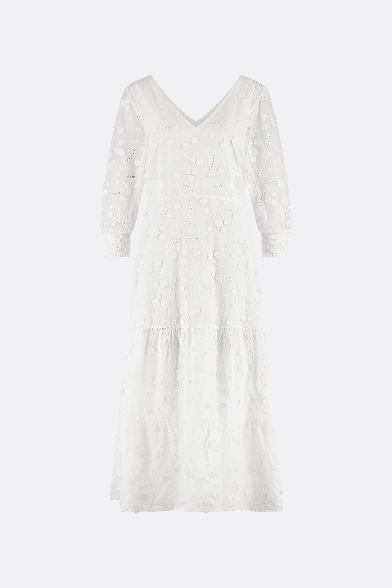 Joni Midi Dress | Cream White