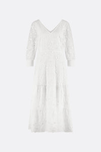 Joni Midi Dress | Cream White