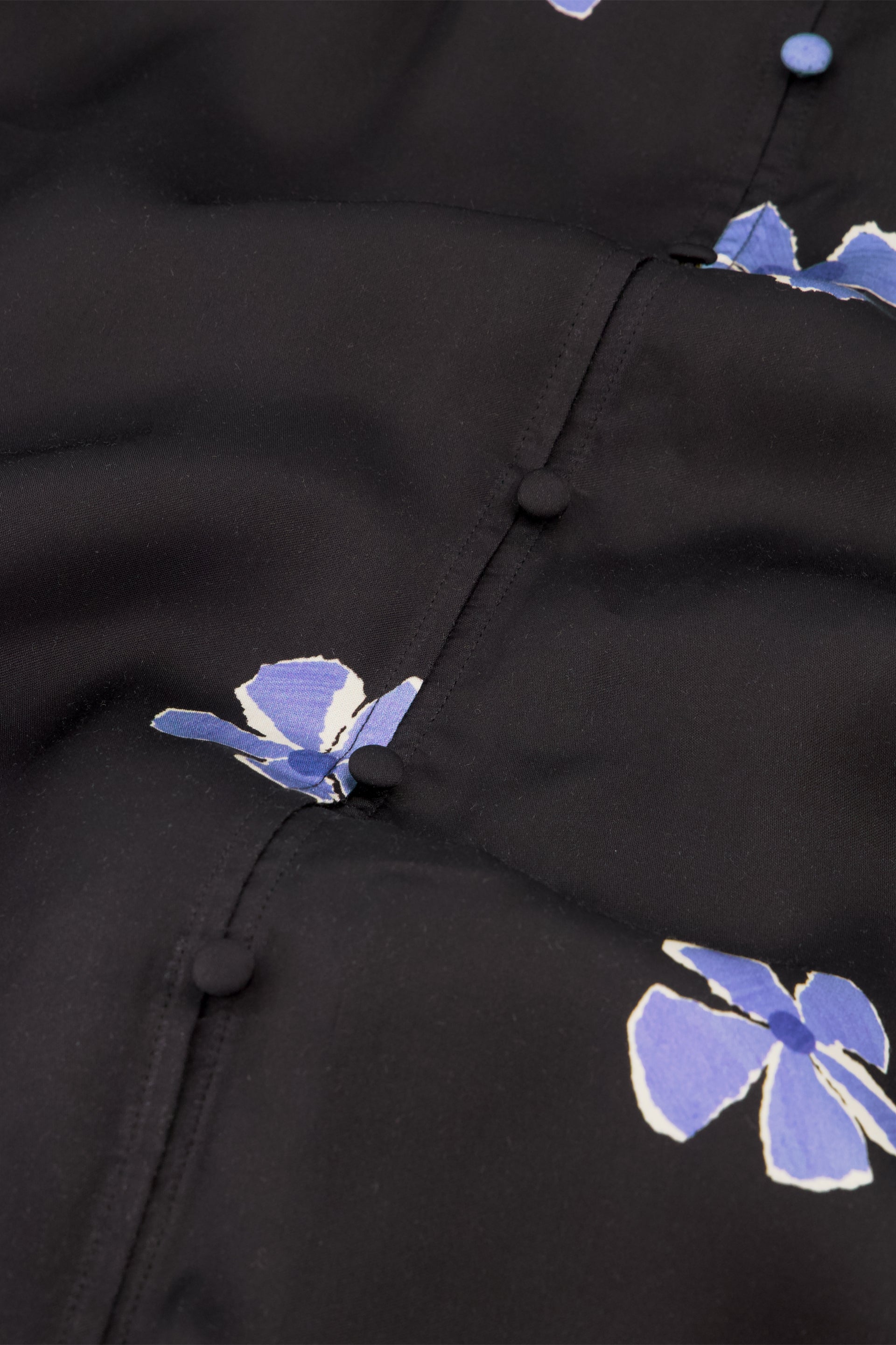Erina Dress | Black/Cornflower Blu