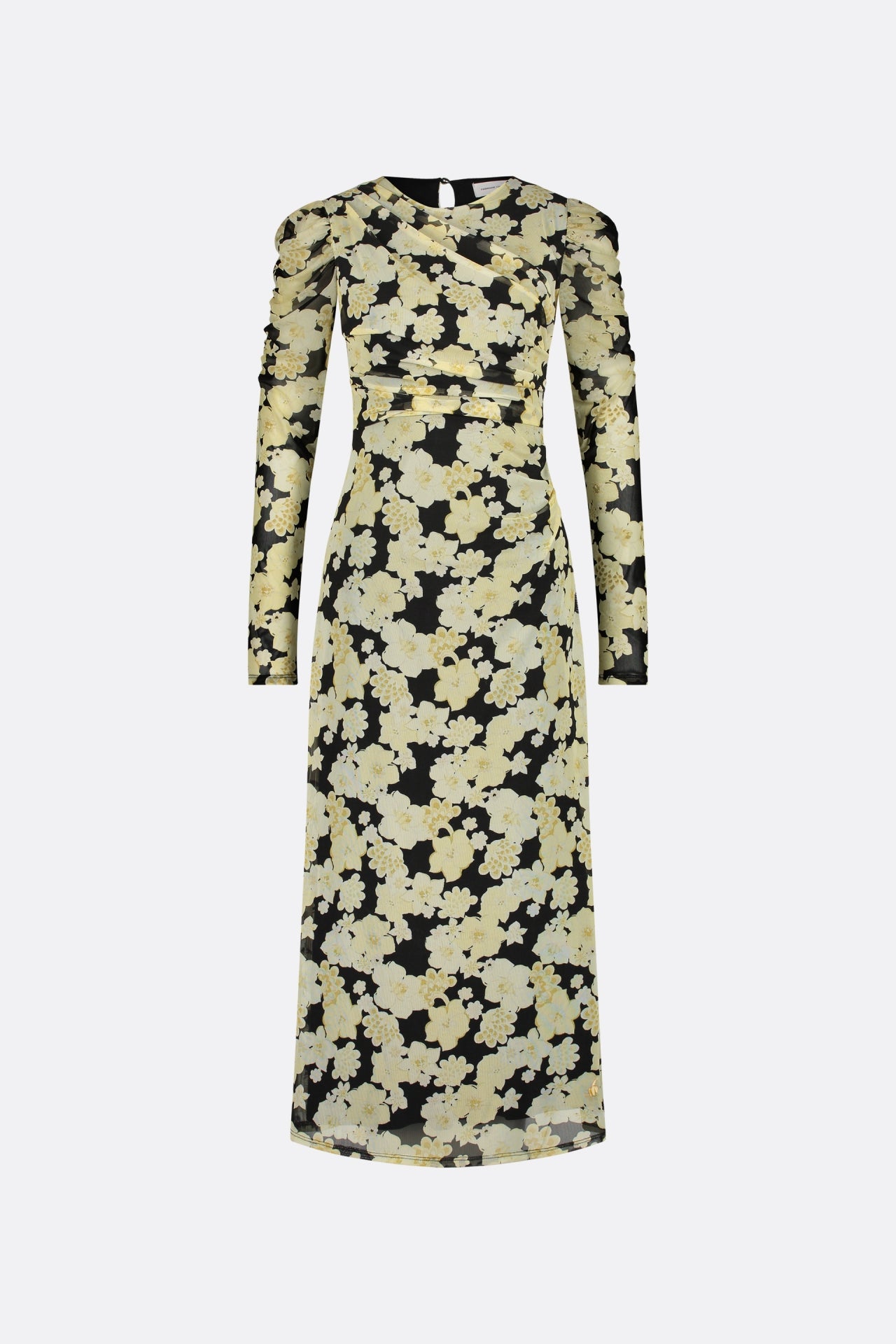 Bella Dress | Black/Lemon Sorbet