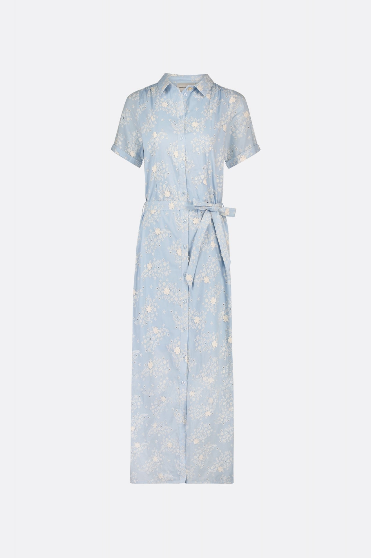 Boyfriend Broderie Maxi Dress | Summer Blue