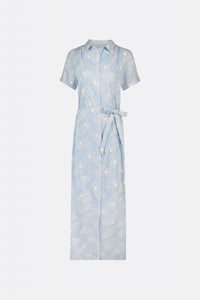 Boyfriend Broderie Maxi Dress | Summer Blue