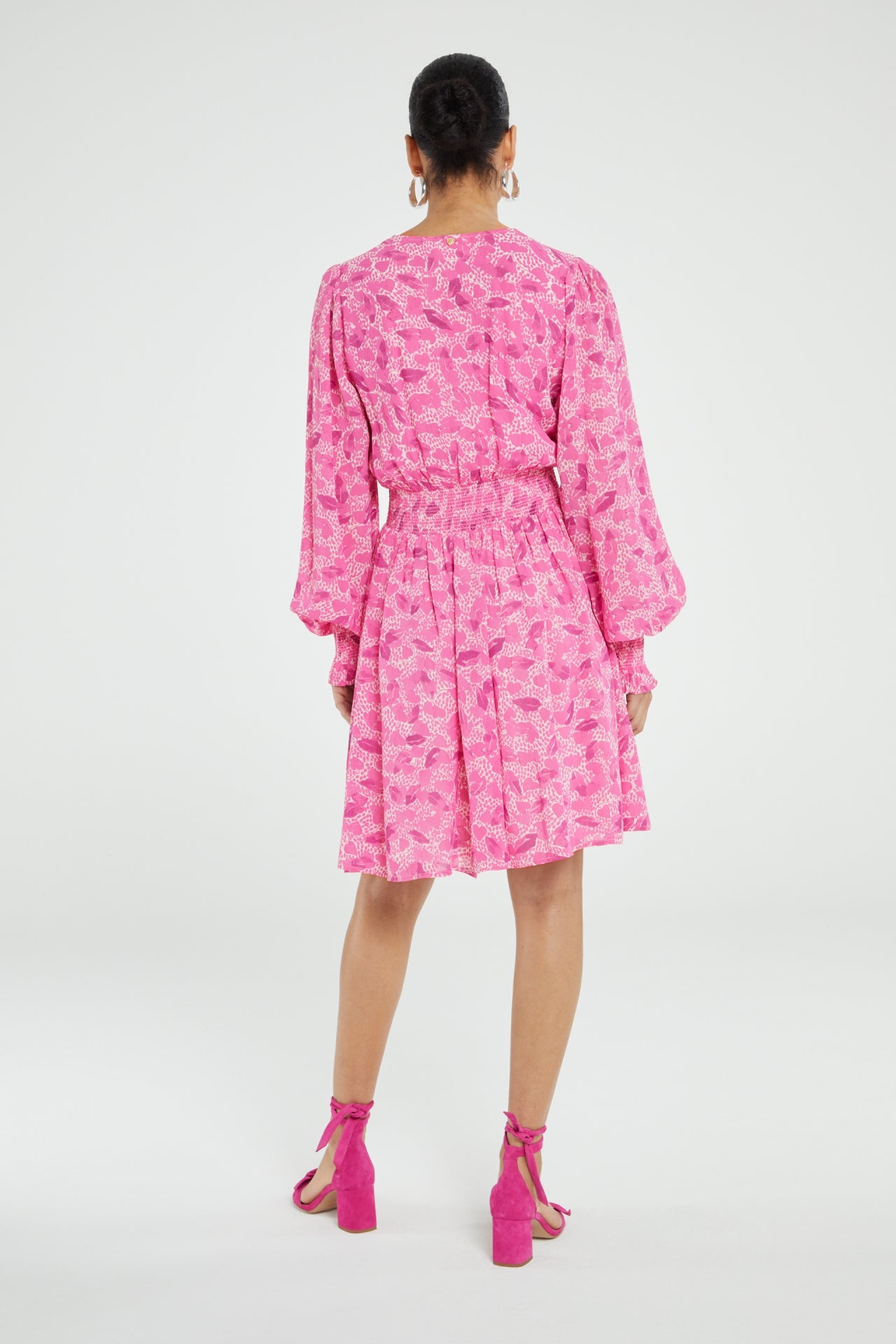 Anjuna Dress | Bubble Gum Pink/Crea