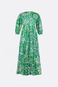 Cala Dress | Green Apple/Grass Is