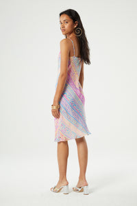 Hera Dress | Pink Sunset/Azure Bl