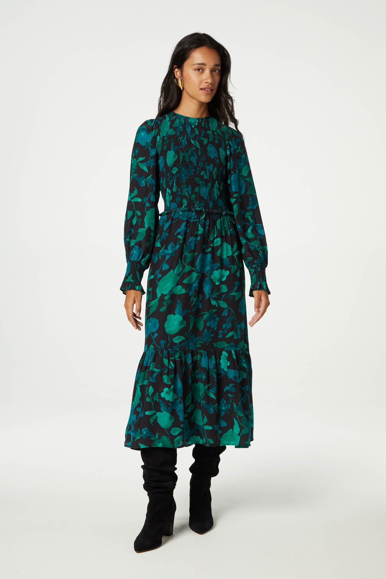 Caro Dress | Bright Teal/Tasty Te