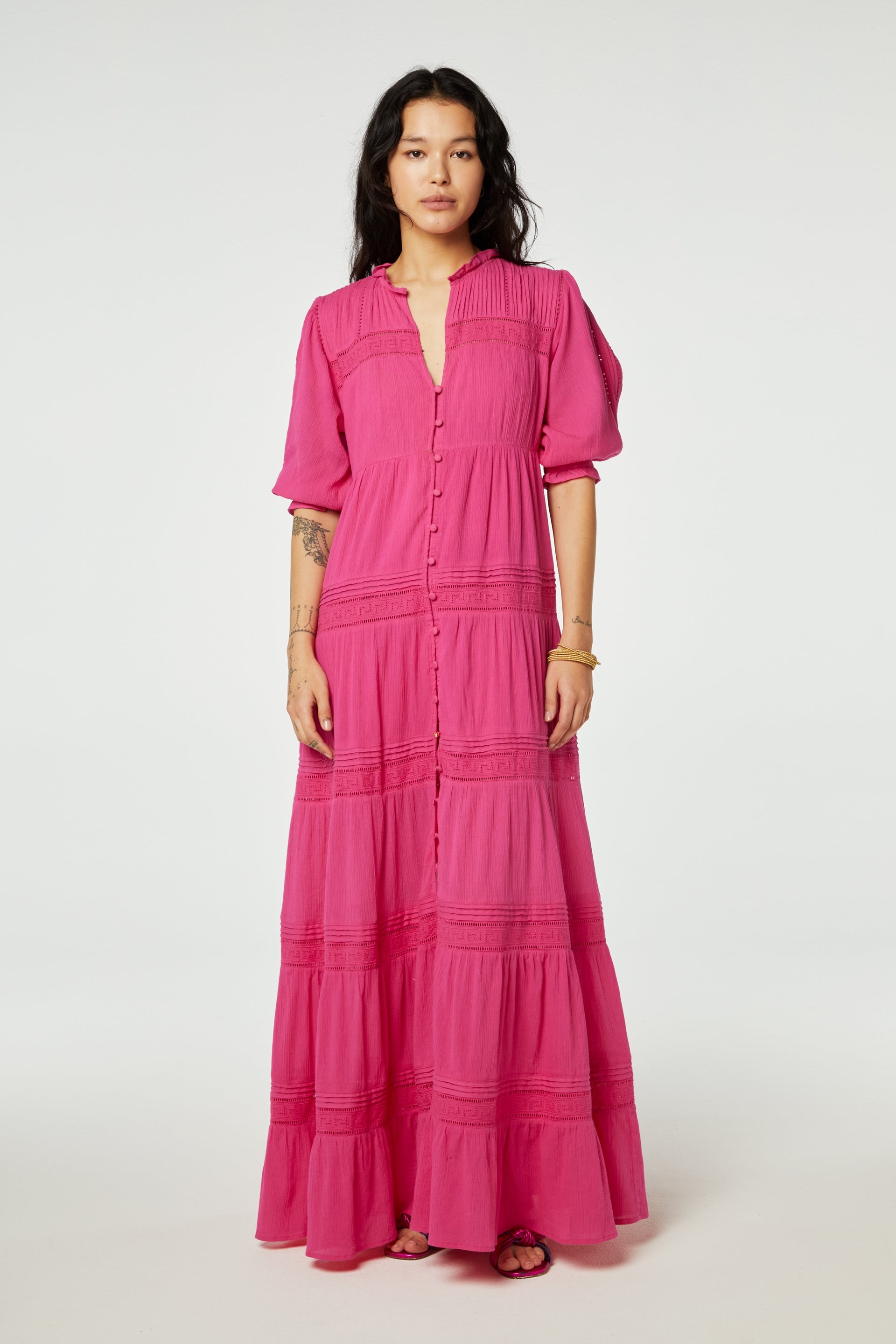 Kira Dress | Hot Pink