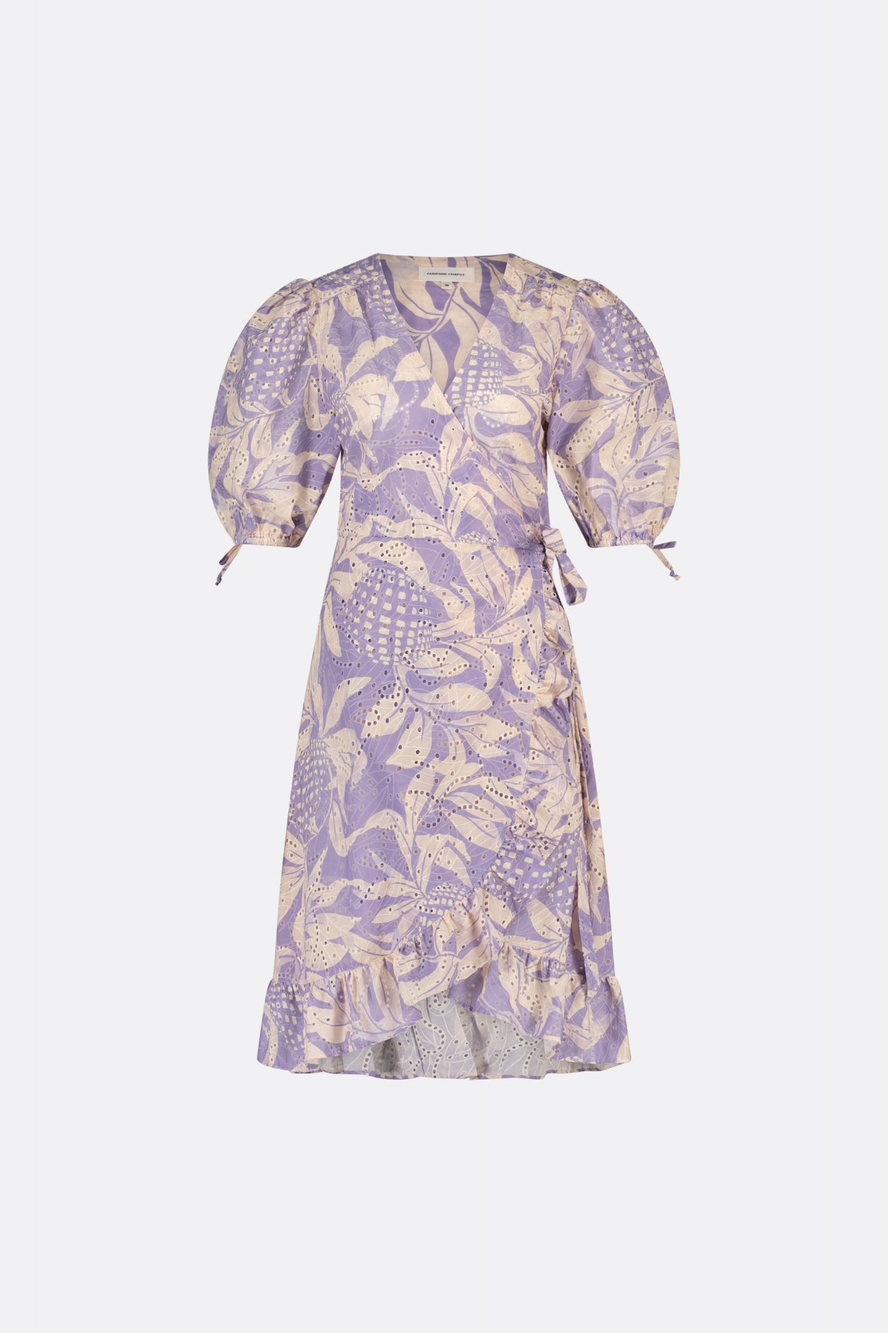 Marley Dress | Lovender/Cream White
