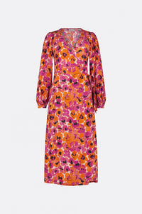 Nia Dress | Pink Candy/Mandarin