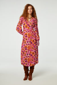 Nia Dress | Pink Candy/Mandarin