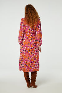Nia Dress | Pink Candy/Mandarin