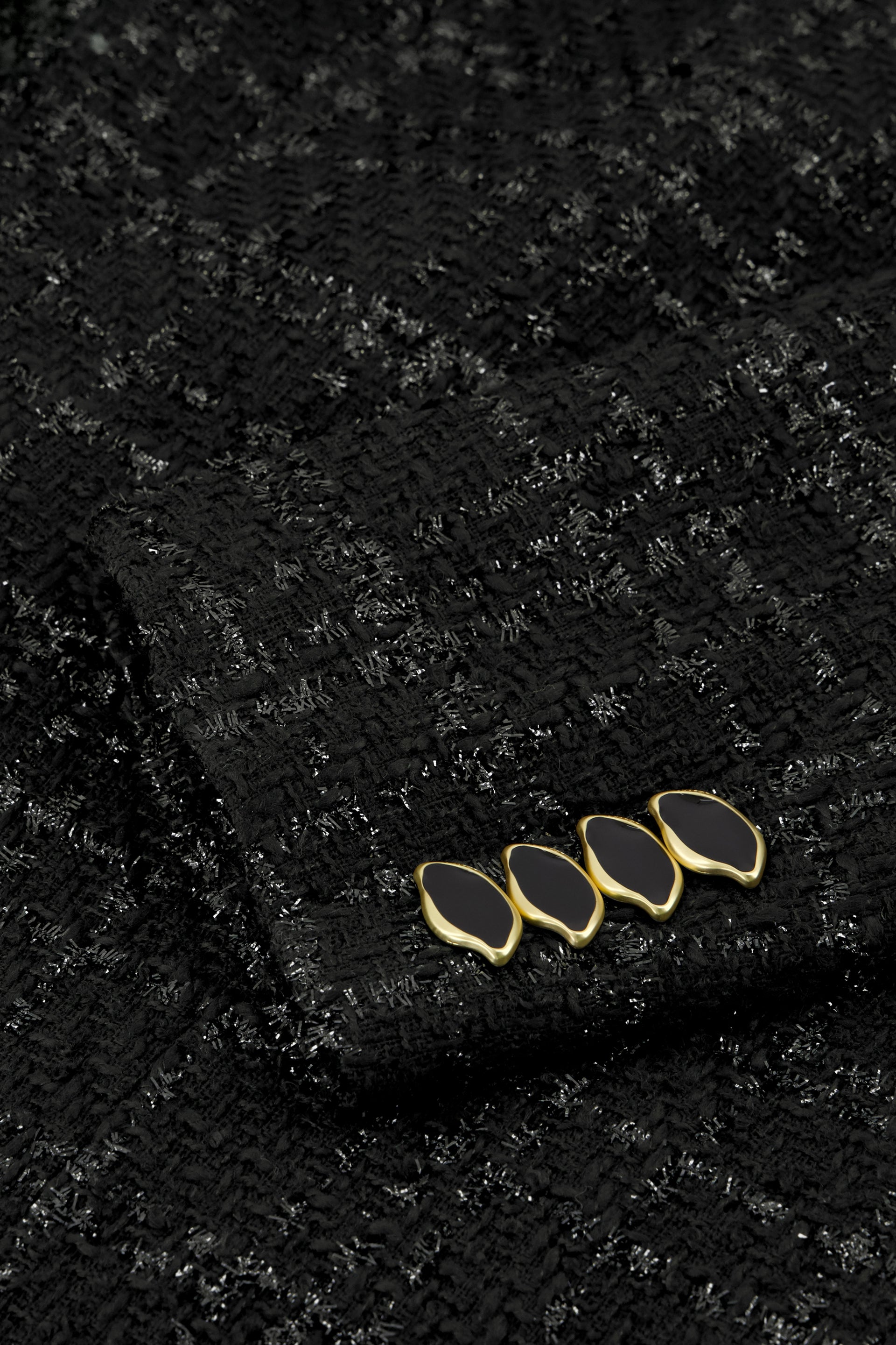 Cher Tweed Blazer | Black