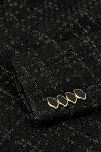 Cher Tweed Blazer | Black