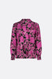 Lucky Blouse | Black/Raspberry