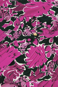 Lucky Blouse | Black/Raspberry