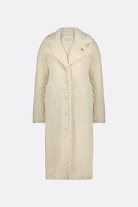 Nicole Coat | Cosy White