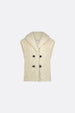 Merlin Gilet | Cosy White