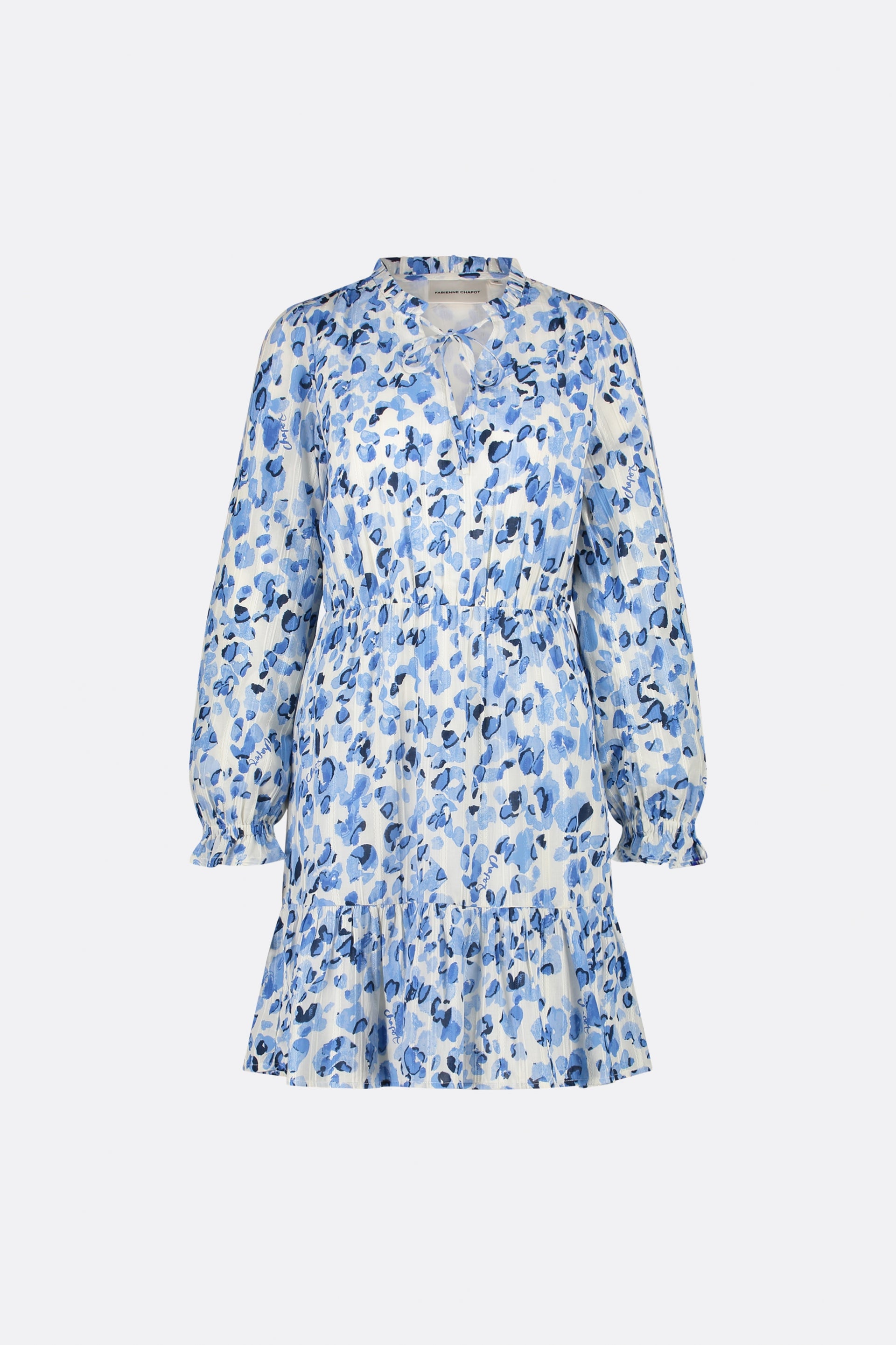 Dorothy Dress | Warm white/Powder Bl