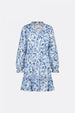 Dorothy Dress | Warm white/Powder Bl