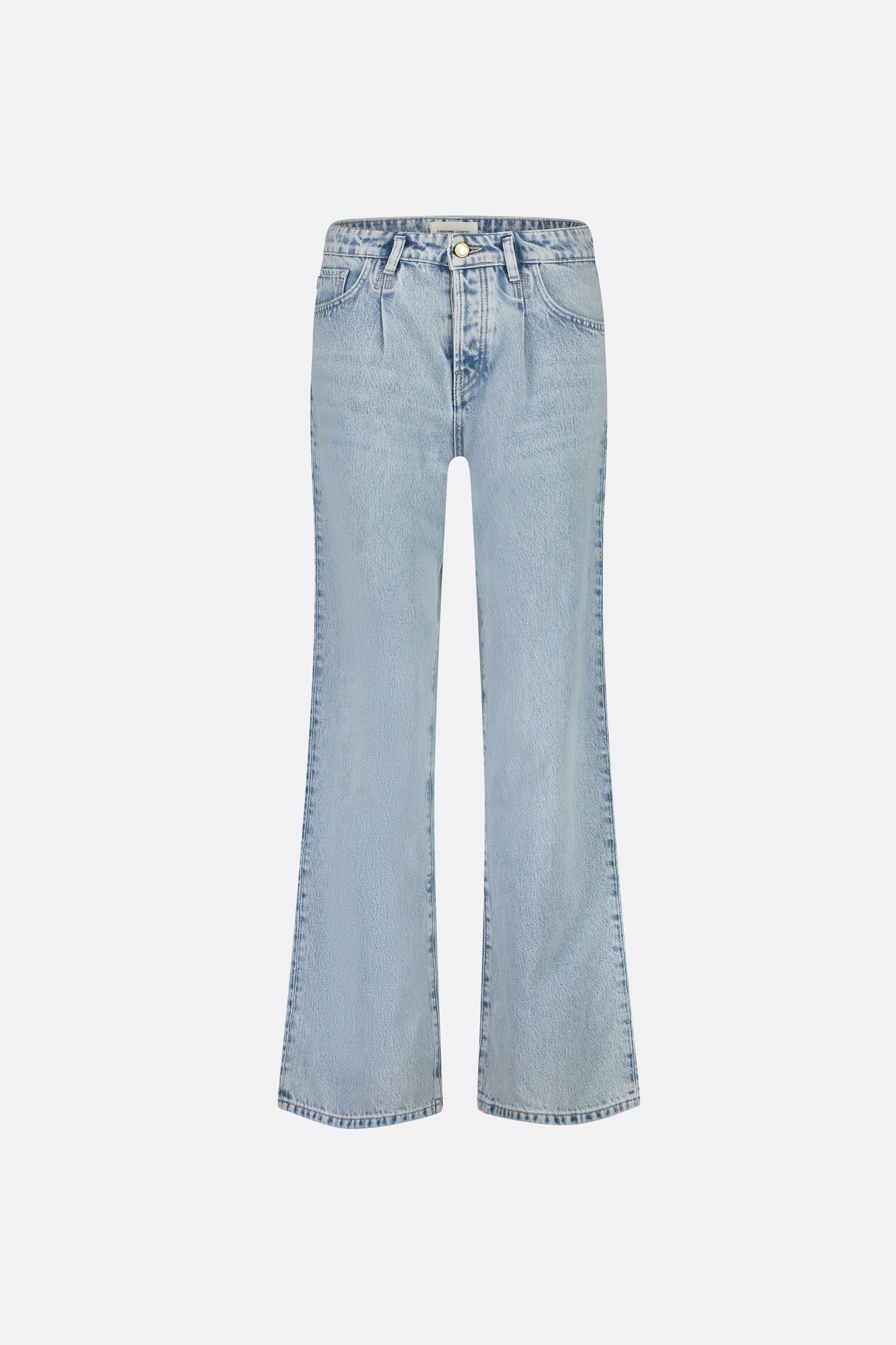 Lucy Wide Leg Jeans | Faded Light Blue