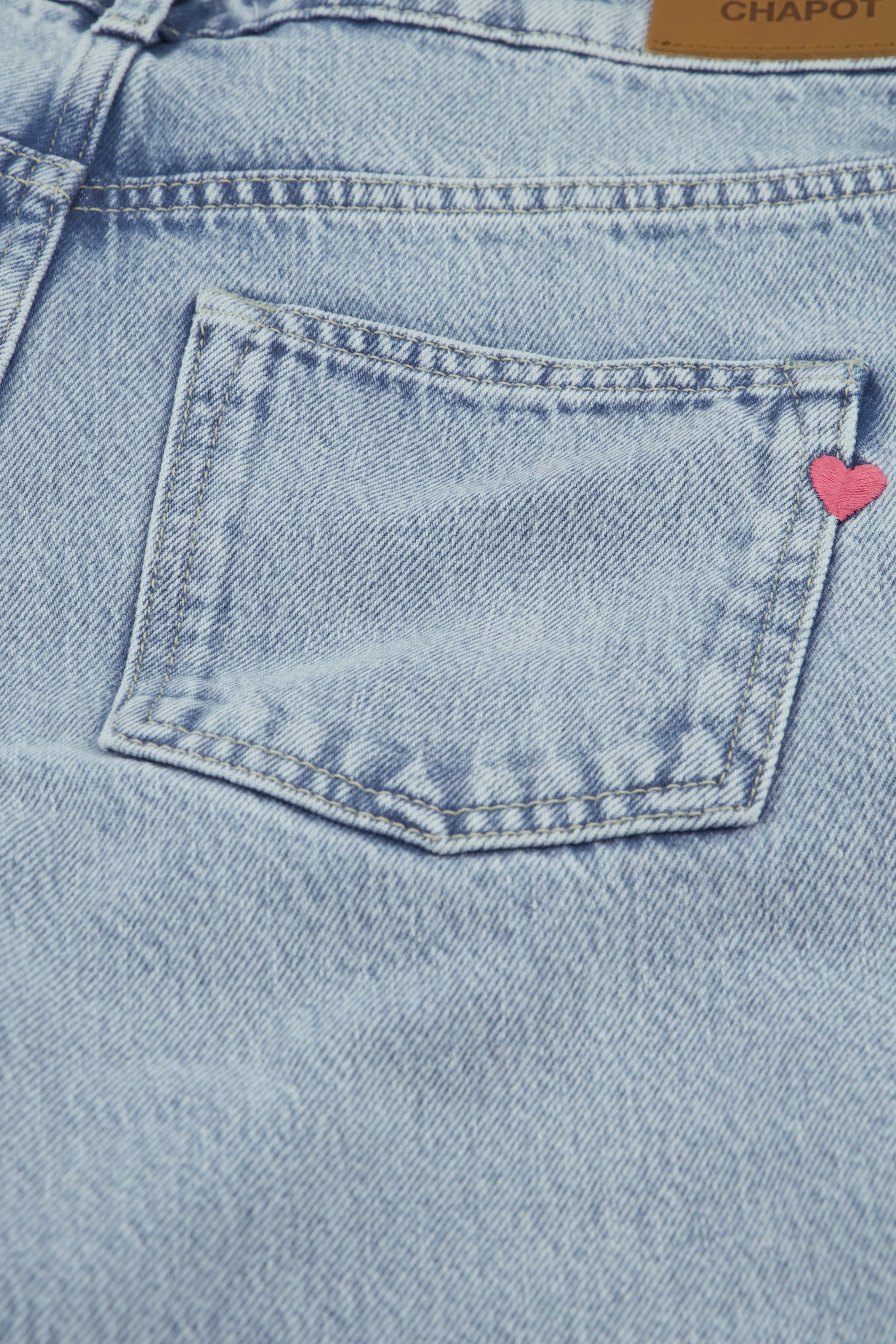 Lucy Wide Leg Jeans | Faded Light Blue
