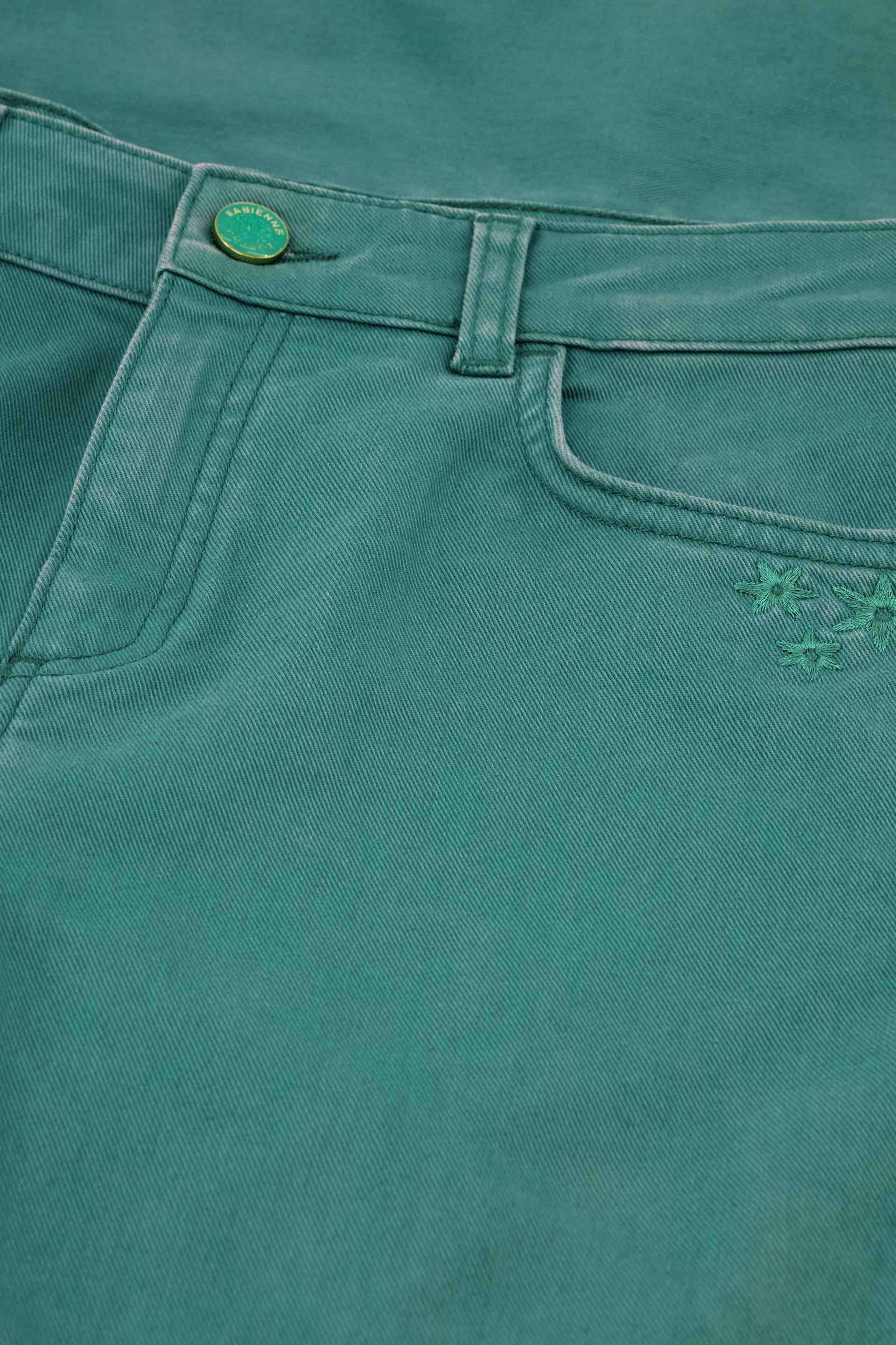 Eva Flare Jeans | Bottle Green