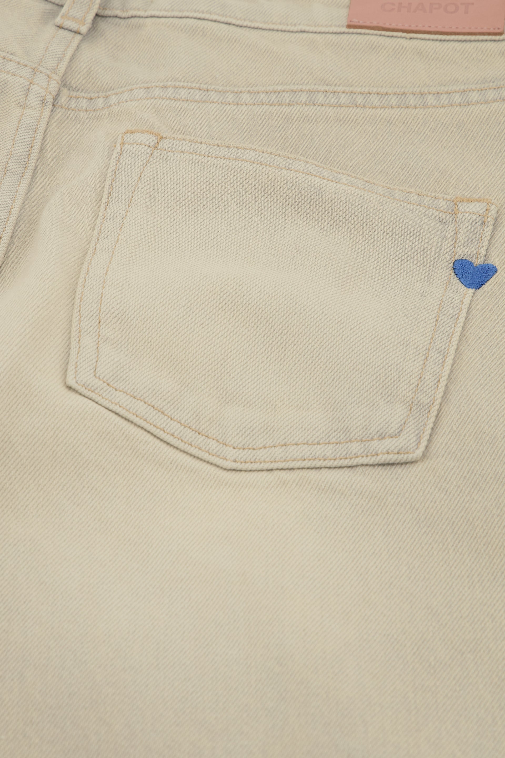 Lucy Wide Leg Jeans | Dirty Beige