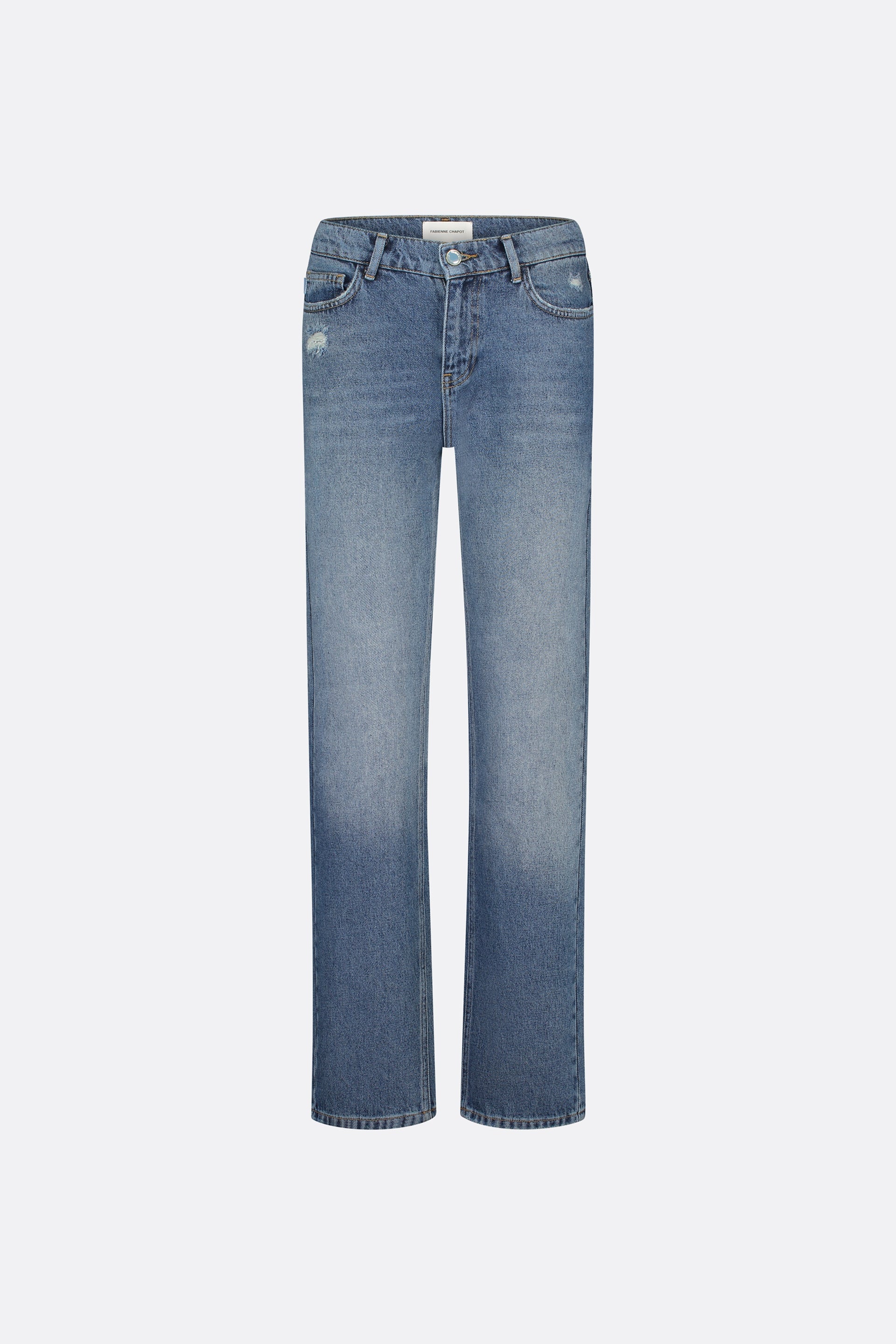 Marie Straight Low-rise Jeans | Authentic Wash