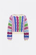 Heath Pullover | Multi Stripe