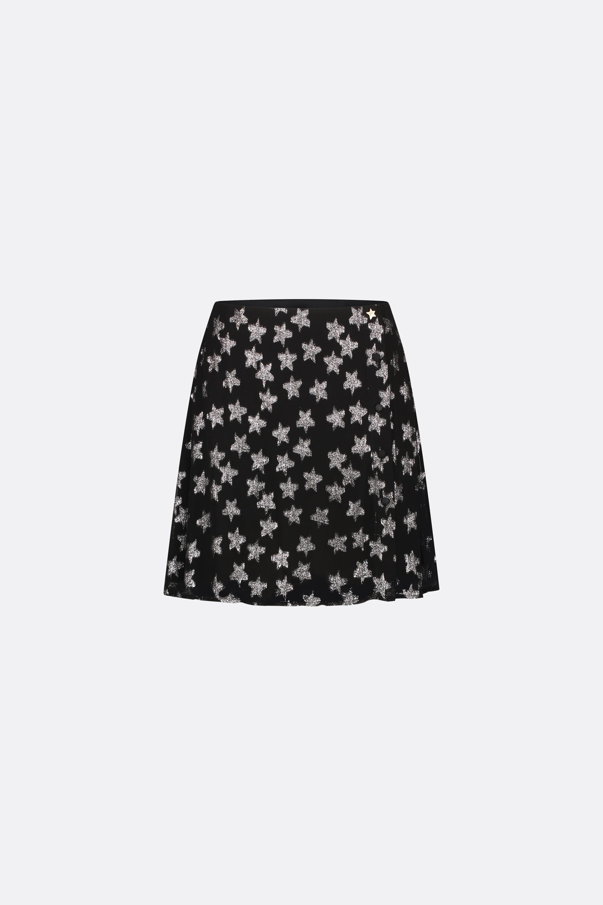 Lila Short Skirt | Black/Silver
