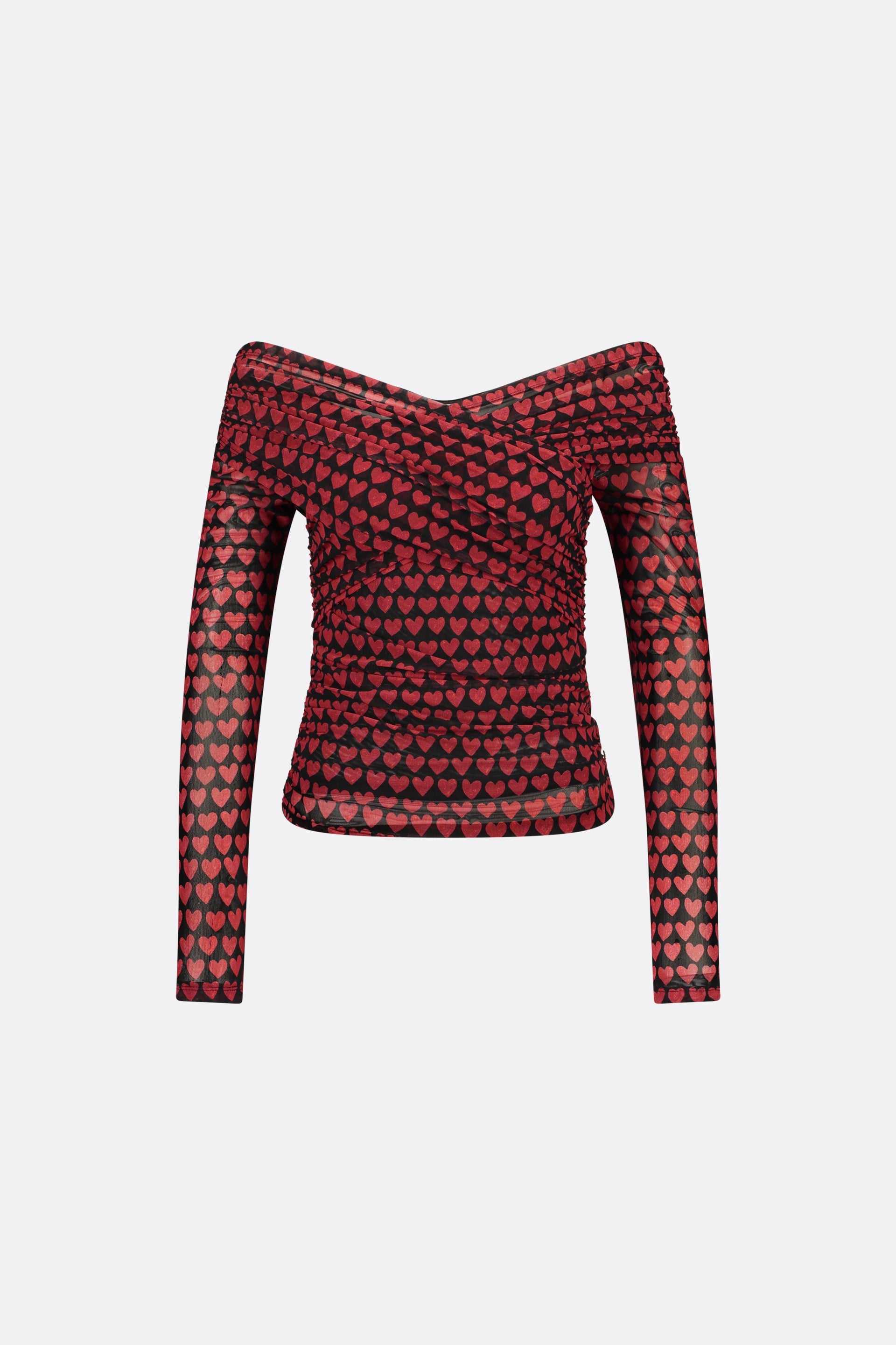Duzzy Top | Black/Cerise Red