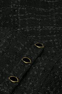 Twinnie Tweed Top | Black