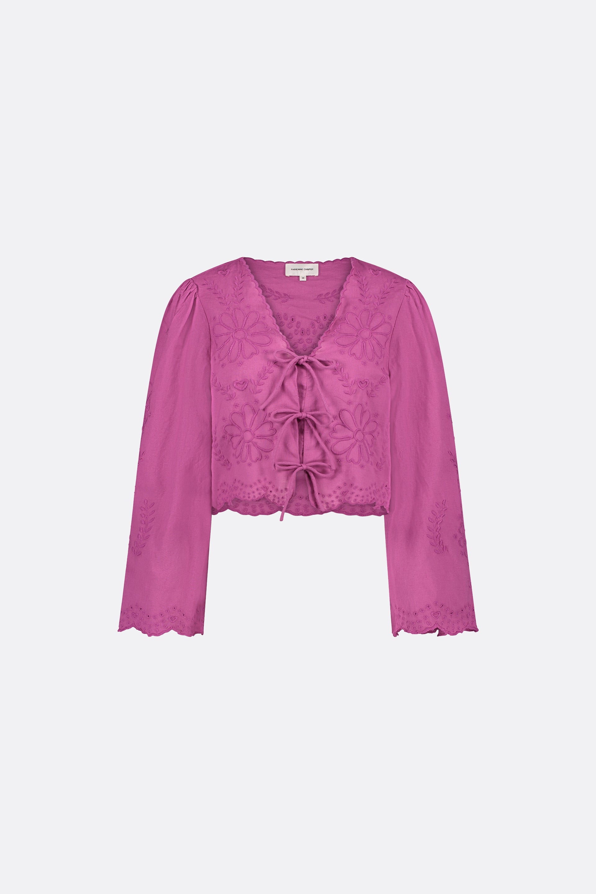 Sterre Longsleeve Top | Plum Party