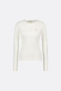 Tanja Long Sleeve T-Shirt | Cosy White