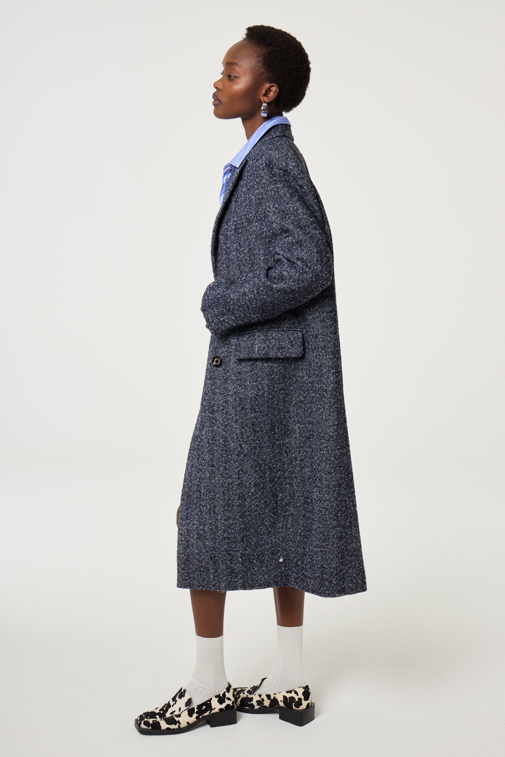 Sabine Coat | After Midnight Blue