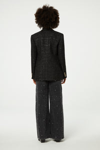 Cher Tweed Blazer | Black