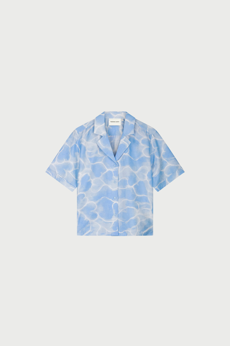 Brock Blouse | Light Blue/Crispy White